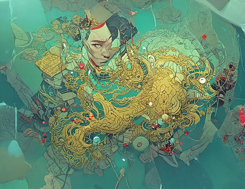 AI智能科技创作背景