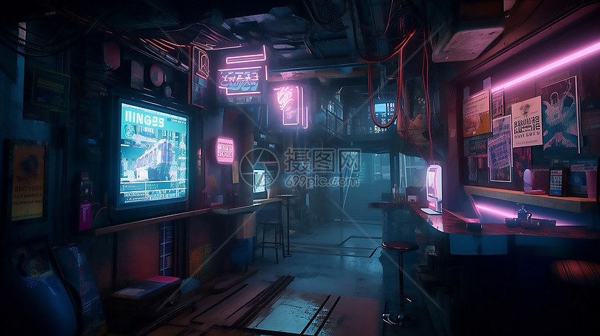 数字时代艺术新篇章，未来科技色彩创作探析,未来科技色彩创作,第1张