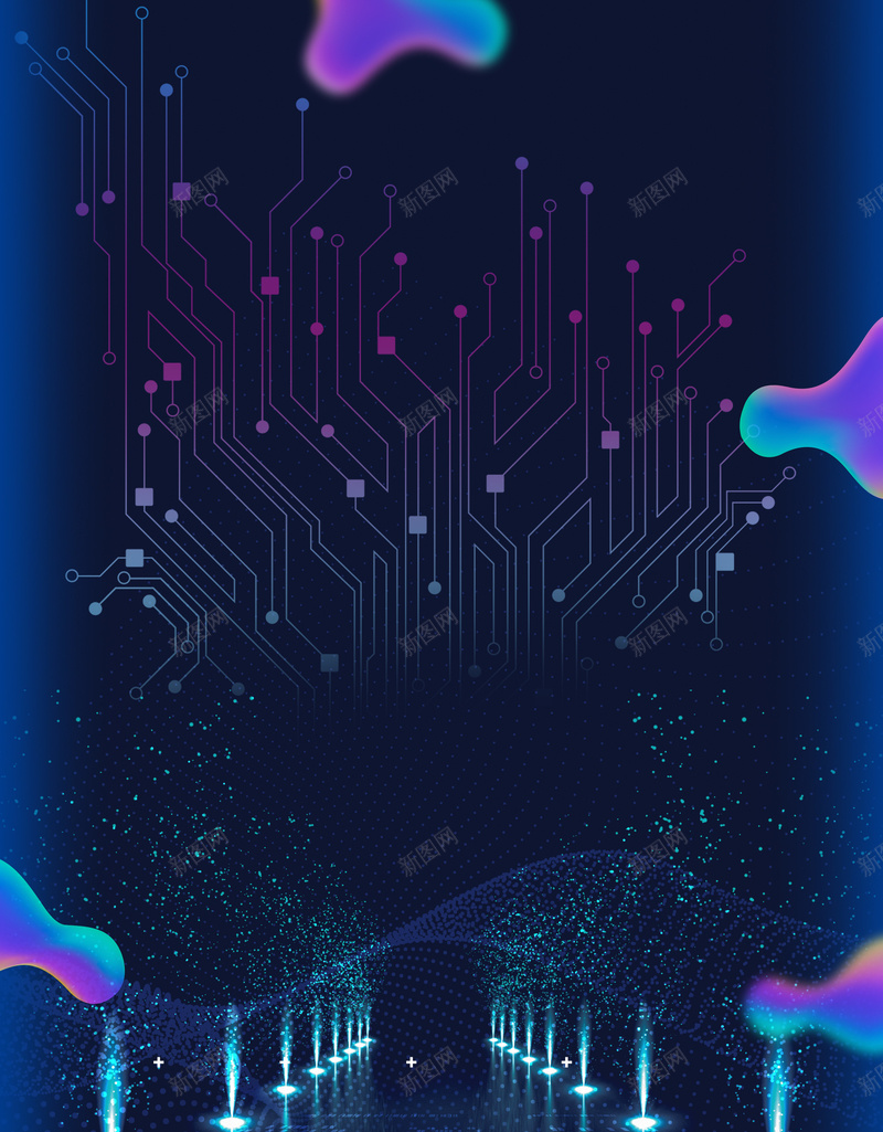 光影未来，科技创作画报之美,科技创作炫酷画报,第1张