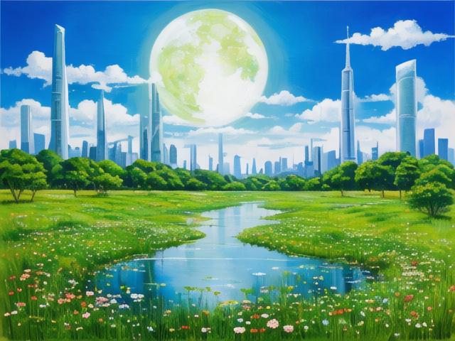 环保科技创作,描绘未来绿色生活的艺术画卷,第1张 环保科技创作,描绘未来绿色生活的艺术画卷,环保科技创作,描绘未来绿色生活的艺术画卷,第1张